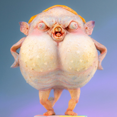 Manas SUM PUFFER Statue