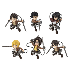 MegaHouse Tobimasu Attack on Titan 6Pack BOX