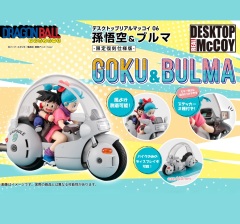 MegaHouse Desktop Real McCoy Dragon Ball 06 Son Goku and Bulma Exclusive Reproduction Version Scale Figure