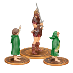 Dark Horse Direct The Lord of the RingsTM Animated Film PVC Figure Set Merry Boromir and Pippin