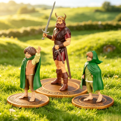 Dark Horse Direct The Lord of the RingsTM Animated Film PVC Figure Set Merry Boromir and Pippin