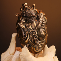 Manas SUM Mind Ape Oriental Aesthetic Journey to the West Wukong Themed Art Bronze Statue