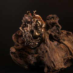 Manas SUM Mind Ape Oriental Aesthetic Journey to the West Wukong Themed Art Bronze Statue