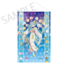 Kadokawa Hatsune Miku x Maneki neko x Mid summer Kumagaya Tapestry