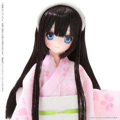 Azone international Sahra s a la mode SAHRA Sweet Days YUKATA Collection Black Hair Doll