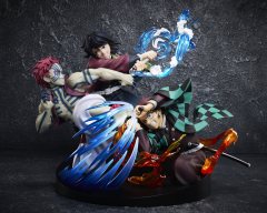 Aniplex Demon Slayer Kimetsu no Yaiba Aniplex Online Kuji Entering theInfinity Castle Decisive Battle-A Kamado Tanjiro and Tomioka Giyu and Akaza Non Scale Figure