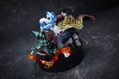 Aniplex Demon Slayer Kimetsu no Yaiba Aniplex Online Kuji Entering theInfinity Castle Decisive Battle-A Kamado Tanjiro and Tomioka Giyu and Akaza Non Scale Figure