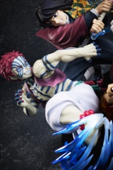 Aniplex Demon Slayer Kimetsu no Yaiba Aniplex Online Kuji Entering theInfinity Castle Decisive Battle-A Kamado Tanjiro and Tomioka Giyu and Akaza Non Scale Figure