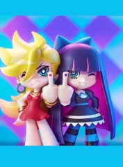 Good Smile Company GSC Mini Memory New PANTY and STOCKING with GARTERBELT Panty and Stocking Scale Figure
