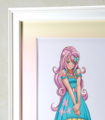 Kotobukiya Chara Fine Graph MY LITTLE PONY BISHOUJO RARITY x FLUTTERSHY