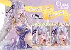 Prime 1 Studio PRISMA WING Re ZERO Starting Life in Another World Emilia Glass Edition 1/7 Scale Figure PWRZR-04 PWRZR-04S