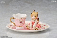 RIBOSE Original Tea Time Cats Orange Cat Figure