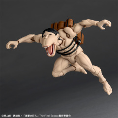 Kaiyodo Revoltech Amazing Yamaguchi Attack on Titan Cart Titan Aciton Figure