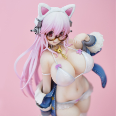 Union Creative UC Super Sonico White cat ver Scale Figure (Reissue)