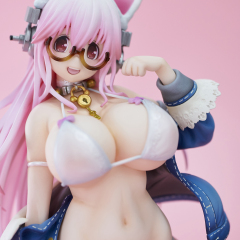 Union Creative UC Super Sonico White cat ver Scale Figure (Reissue)