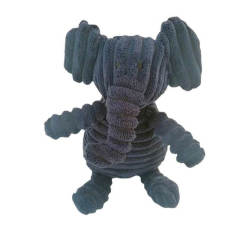 Small Fun Pet Toy Donkey-Shaped Corduroy Chew Toy with Squeaker Squeaky Plush Bone Molar Puppies Dogs Dog Training Accessories