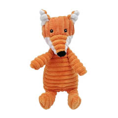 Small Fun Pet Toy Donkey-Shaped Corduroy Chew Toy with Squeaker Squeaky Plush Bone Molar Puppies Dogs Dog Training Accessories