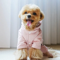Wholesale Customization Pet Clothes Fashion Classic Dog Jacket Windproof Warm Winter Pets Coat Hooded Jumpsuit Jackets