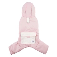 Pet Clothes Fashion Classic Dog Jacket Windproof Warm Winter Pets Coat Hooded Jumpsuit Jackets