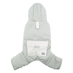 Wholesale Customization Pet Clothes Fashion Classic Dog Jacket Windproof Warm Winter Pets Coat Hooded Jumpsuit Jackets