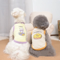 New Pet Apparel Accessories Summer Dog T shirt Factory Wholesale Cheaper Price Soft Comfortable Cotton Cool Pet Clothes Dog Vest