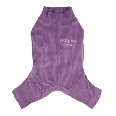 High Quality Dog Pajamas Pet Clothes Embroidered Soft Super Elastic 4 legged Dog Jumpsuit Shirt Striped Teddy Dog Pajamas