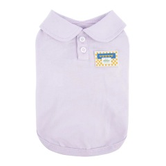 Summer Casual Pet Cat Clothes Soft Cotton Elastic Dog Polo T Shirt, Puppy Corgi Medium-sized Pet Clothing Manufacturer