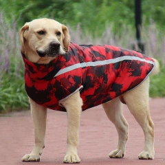 Medium Large Dog Winter Windproof Cotton-padded Jacket Outdoor Warm Coat For Pets
