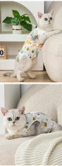 Customized oem cat hospital gown Harness Cat neuter suit for cat Sterilization operation with pet accessories