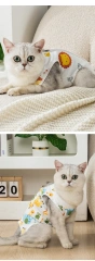 Customized oem cat hospital gown Harness Cat neuter suit for cat Sterilization operation with pet accessories