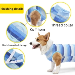 Pets bite post operative shirt puppy surgical pajamas bodysuit for dogs cats