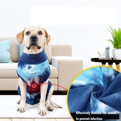 Pet clothes dogs surgery clothing prevent skin infection and restore dog neutering surgery wounds high cotton custom logo label