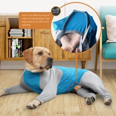 Comfortable High Elasticity Dog Four Leg Clothing After Surgery Home wear Sleepwear Four Legged Overalls For Medium Large Dogs
