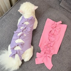 Pet Cat Clothes Surgery Recovery Suit Cat Spay Anti-licking Weaning Suit Strap Style Surgical Clothes for Small dogs