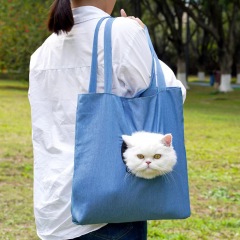 Stylish Portable Pet Canvas Bag High Quality Travel Carrier Outdoor Dog Cat bags