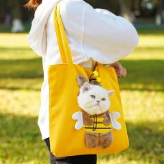 Stylish Portable Pet Canvas Bag High Quality Travel Carrier Outdoor Dog Cat bags