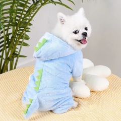 Halloween dog costume elf autumn winter funny Pet Dinosaur clothes