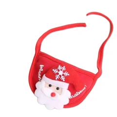 2023 new arrival Wholesale Lovely Pet Christmas Costume Holiday Winter Puppy Dog Christmas Hat And Scarf
