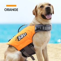 New summer print pet dog life jacket swimming suit dog swimsuit vest