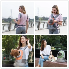 Foldable Pet Backpack Comfortable and Durable Puppy Rabbit Travel Bag Dogs Cat Pet Carrier Backpack