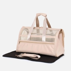 Wholesale Outdoor Portable Travel Carrying Waterproof Nylon Pet Dog Handbag With Zipper