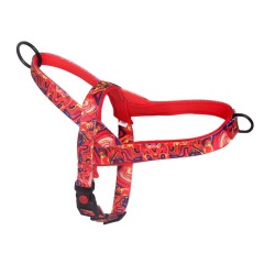 Dog Harness and Leash set Nylon Medium Large Dog Harnesses Leash Padded Pet Pitbull Vest Durable Adjustable