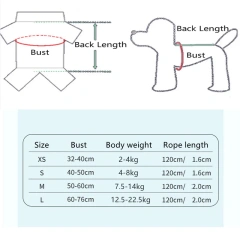 New Pets Dogs Accessories Luminous Adjustable Harness For Dogs Puppy Vest Collar Leash French Bulldog Medium Small Large Dog