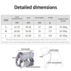 Wholesale Portable Firm Can Hold Water Large Pet Dog Harness Oxford Cloth Chest Strap