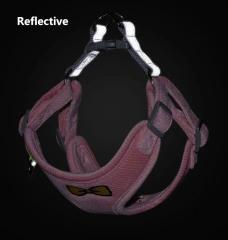 Wholesale custom logo Adjustable Reflective Breathable Dog Harness Set Pet Dog Chest pet Harness