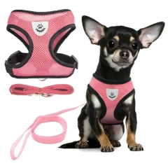 Manufacturer Small Dog Breathable Cat Dog Chest Strap Pet walking Leash