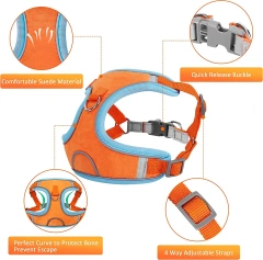 Wholesale Adjustable No Pull Durable Reflective Soft Dog Harnesses And Puppy Harness With Leashes Set