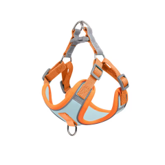 Adjustable No Pull Durable Reflective Soft Dog Harnesses And Puppy Harness With Leashes Set
