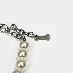 Imitation Pearl Bow Collar Pet Accessories for Cats, Small and Medium Dogs