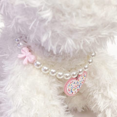 Love bow collar accessories for small and medium-sized dogs